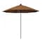 California Umbrella 9' Black Aluminum Market Patio Umbrella, Sunbrella Teak 194061335406 - alternate 1